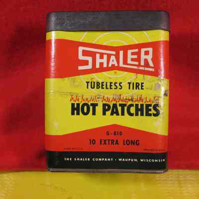 Container, Shaler, Hot Patch Tubeless Tire, 10 Extra Long, G-810