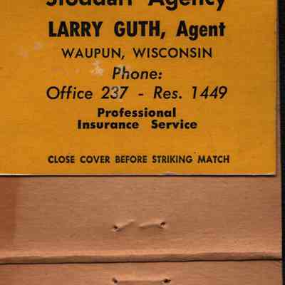 Matchbook, Stoddart Agency, Larry Guth Agent
