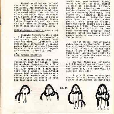 Booklet published by Handcrafters of Waupun.