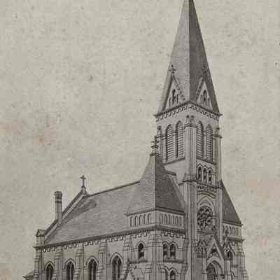 Postcard, Church, Ev. Luth. Imanuel Kirche