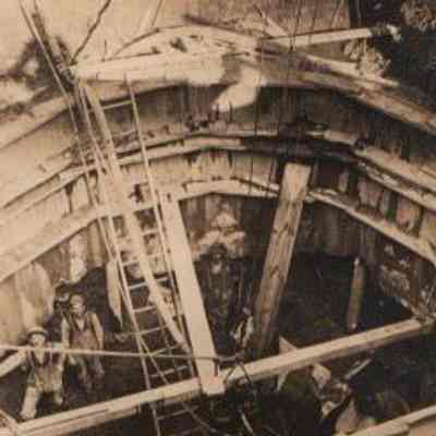 Postcard, Utilities, Sewer Construction