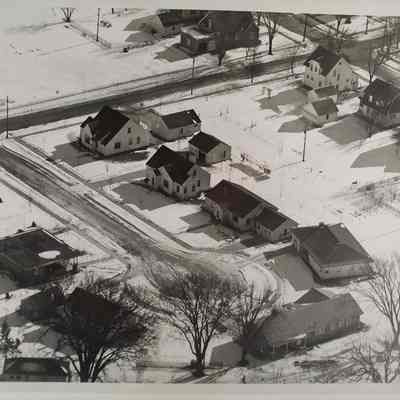 Waupun 1950's aerial photos.