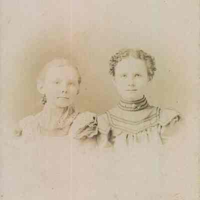 Photograph, Lydia and Minnie Weckworth, Telephone Company
