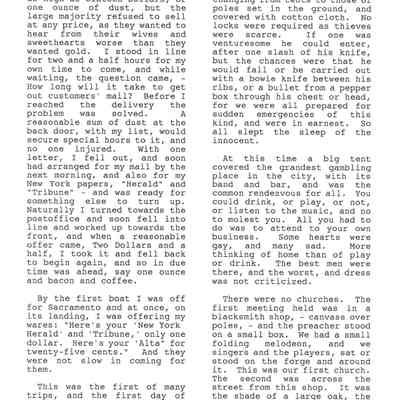 Page from Gold Rush Journal-Hillyer