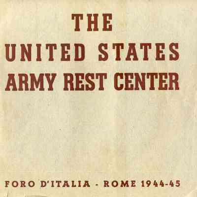 Book from WWII era-The US Army Rest Center 1944-45
