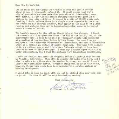 AThank You Letter to the Society