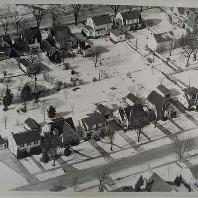 Waupun 1950's aerial photos.