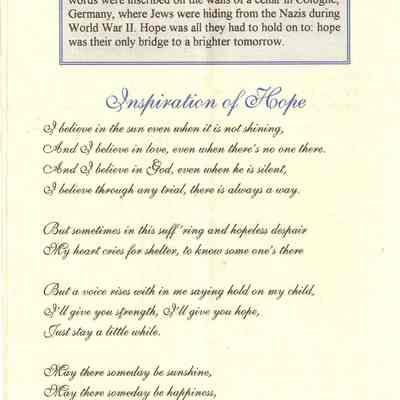        The Citadel inspiration of hope