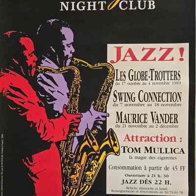 Poster, Le Regent Night Club, Tom Mullica