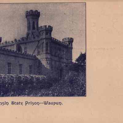 Postcard, Corrections, Wisconsin State Prison