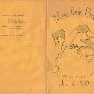 Parks, McCune Beach-(Dedication) June 6 1970
