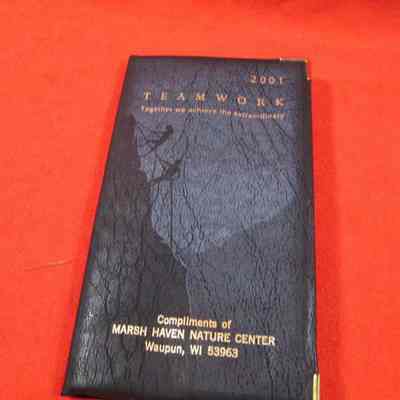 Pocket Calendar, Marsh Haven Nature Center, 2001