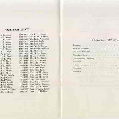 1957-1958 Philharmonic 50th An