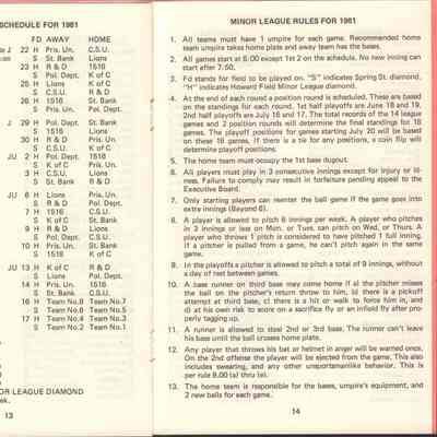 Pages 13 and 14
