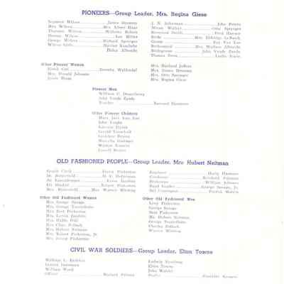 Waupun Centennial 1839-1939 Program