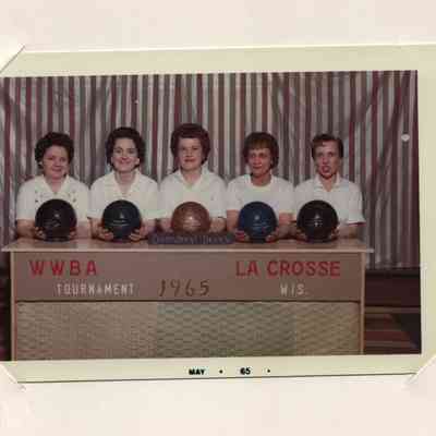 Photograph, Bowling, 1965, Damsteegt Drugs, WWBA La Crosse, Tulip Lanes