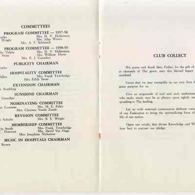 1957-1958 Philharmonic 50th An