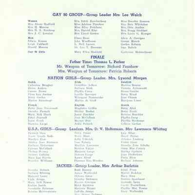 Waupun Centennial 1839-1939 Program