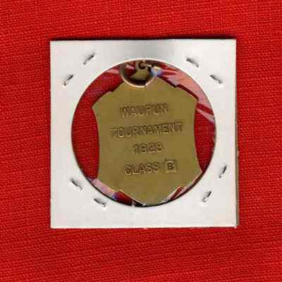 Band medal from the Waupun 1928.
