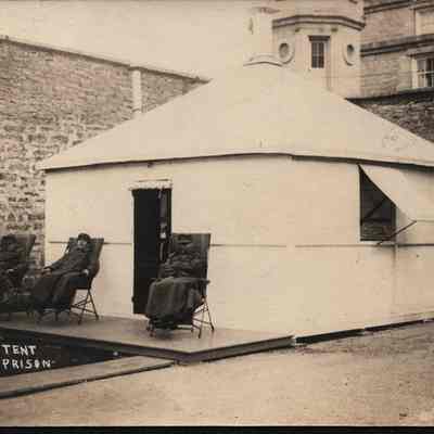 Postcard, Corrections, Wisconsin State Prison, Tuberculosis Tent