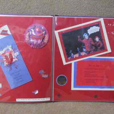 Page 36 -37 of scrapbook
