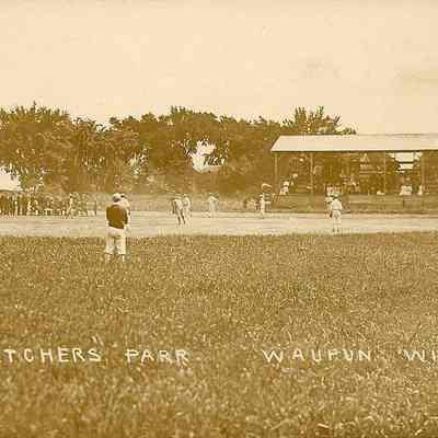 Postcard, Fletcher Park, Waupun, WI