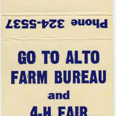 State Bank of Waupun match book.