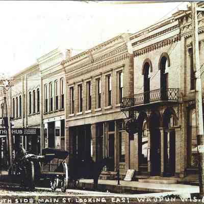 Postcard, Main Street, South Side, #66