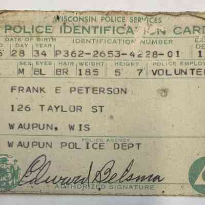 Identification Card, 1970