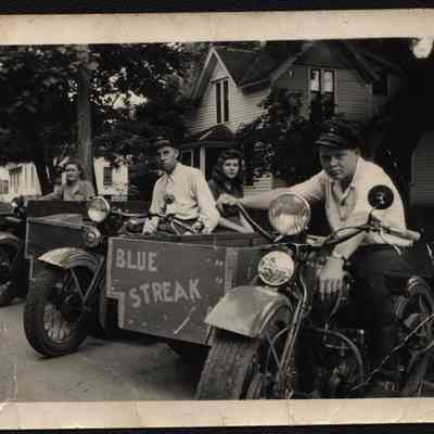 Photo, Wrzesinske Family w/Motorcycles