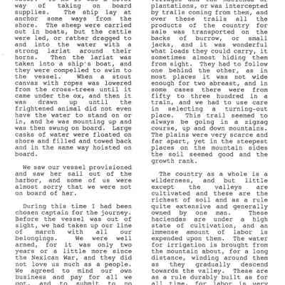 Page from Gold Rush Journal-Hillyer
