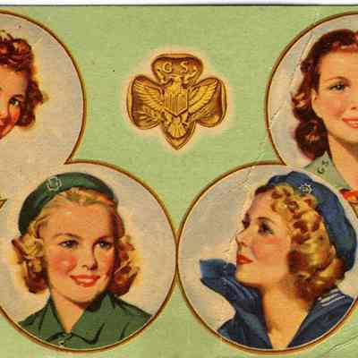 Card, Membership, Girls Scouts, Jessie Brown