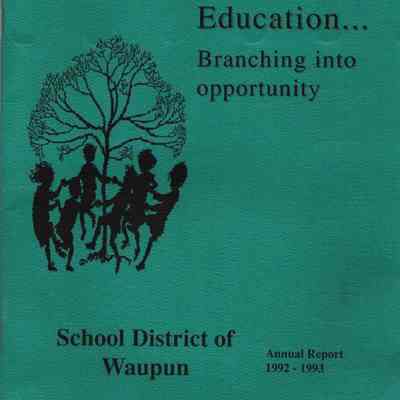Report, School District Annual Report, 1992-1993