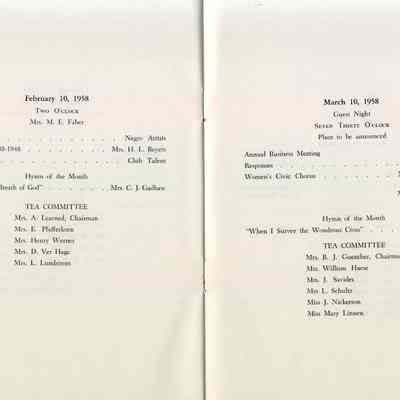 1957-1958 Philharmonic 50th An