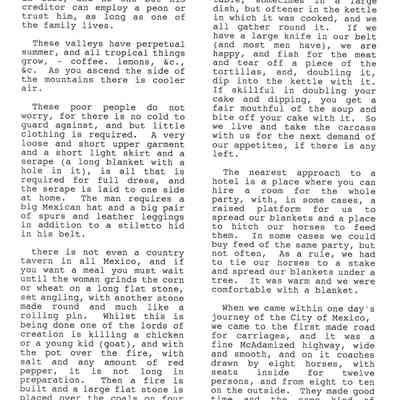 Page from Gold Rush journal-Hillyer
