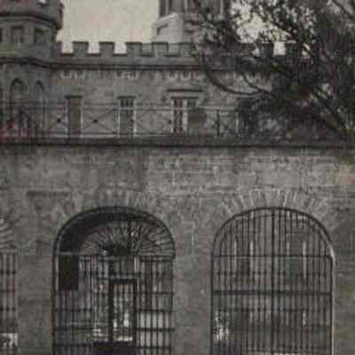 Postcard, Corrections, Wisconsin State Prison, Entrance to Prison
