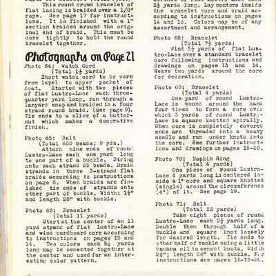 Booklet published by Handcrafters of Waupun.