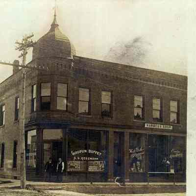 Postcard, Waupun Buffet, A G Redemann