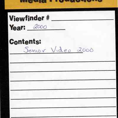 VHS Tape, WHS Media Productions, Senior Video 2000