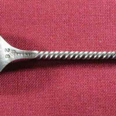 Back side of child's spoon
