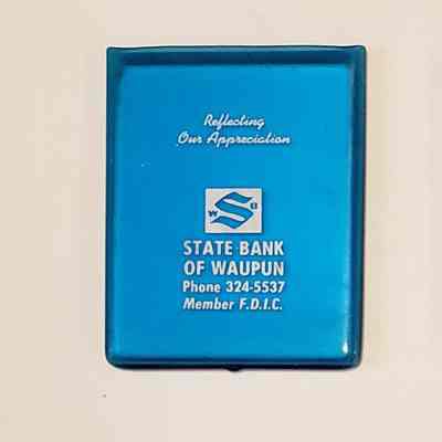 Pocket Mirror, State Bank of Waupun