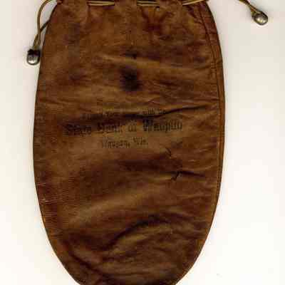 State Bank of Waupun Deposit Bag.
