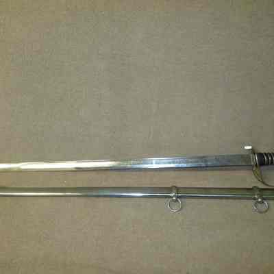 Civil War, Sword with Metal Scabbard