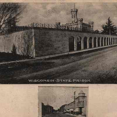 Postcard, Corrections, Wisconsin State Prison