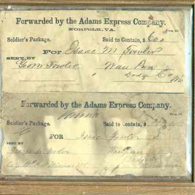 Civil War oney Envelopes