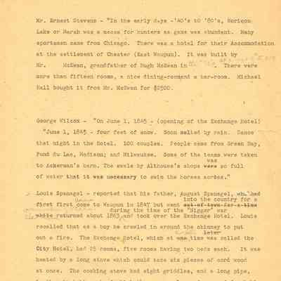 Reminiscense of Hotels by L. L. Young