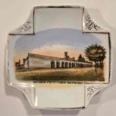 Souvenir, Dish, Wisconsin State Prison