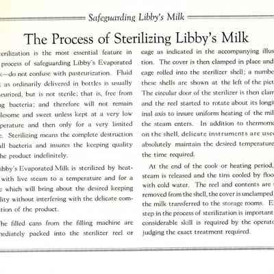 Booklet from Libby, McNeill & Libby.