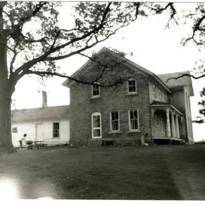 Photograph, Houses, Brick Farmhouse, Hwy 151 and CTH M