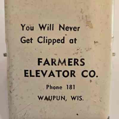 Clip, Metal, Farmers Elevator Company